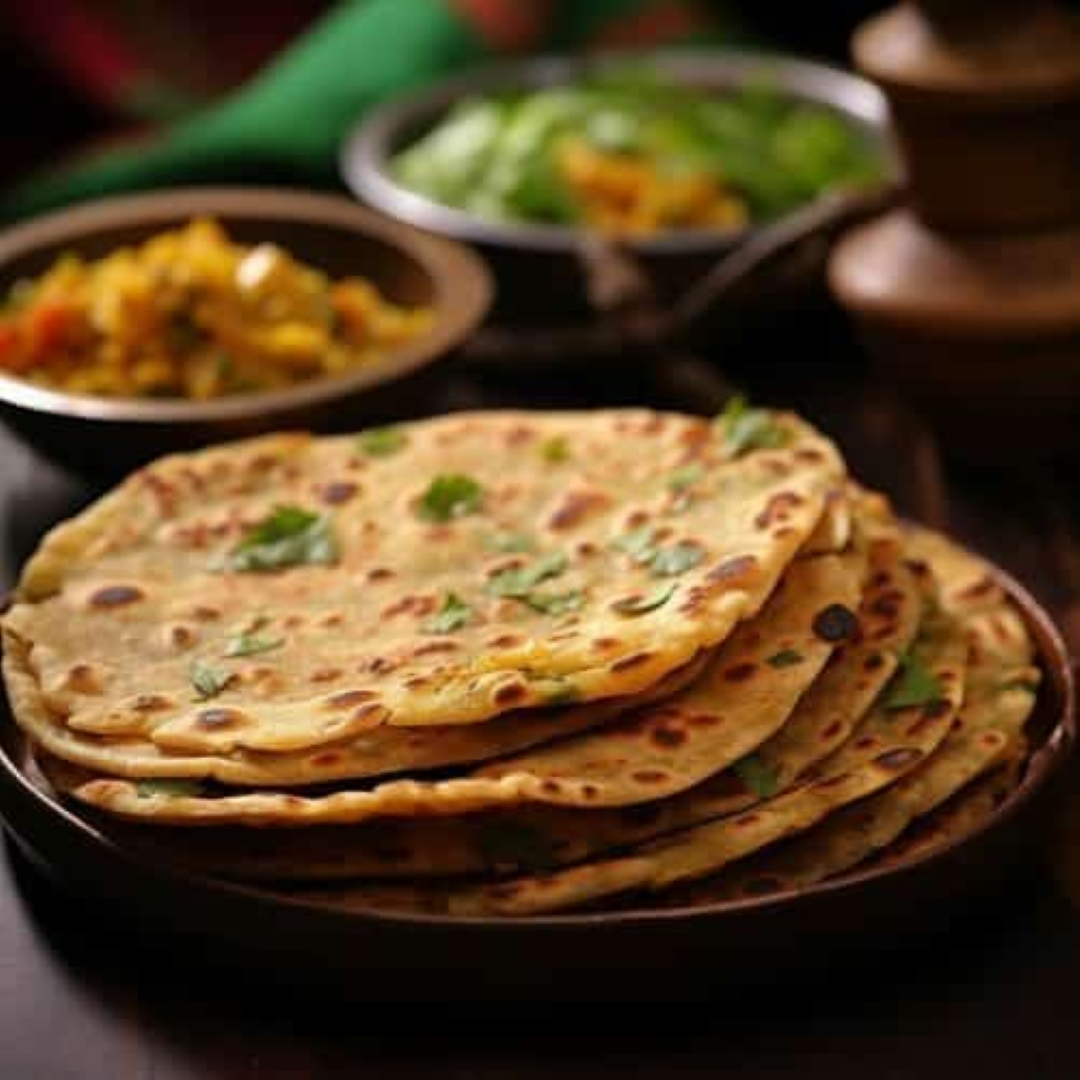 WAU CHEESY VEG STUFFED CHAPATIS